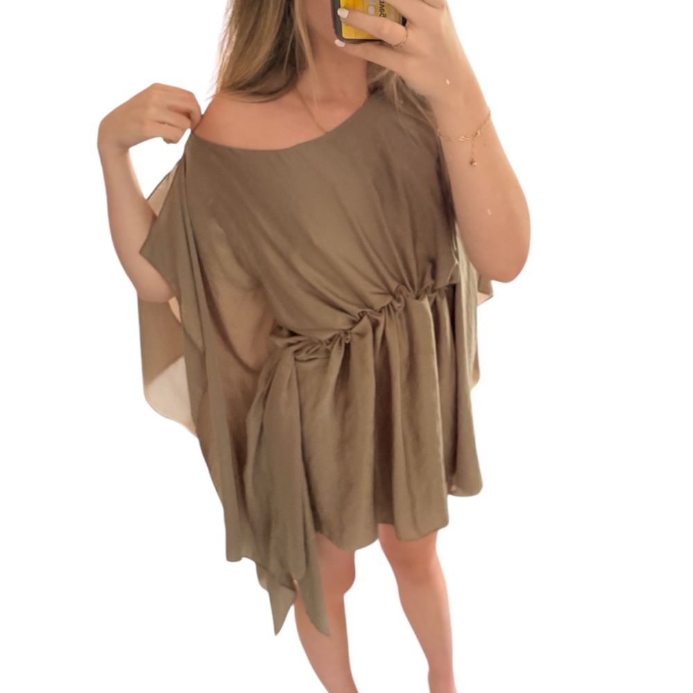 Diane Von Furstenberg Mini Kaftan Style Flowy Dress - 4